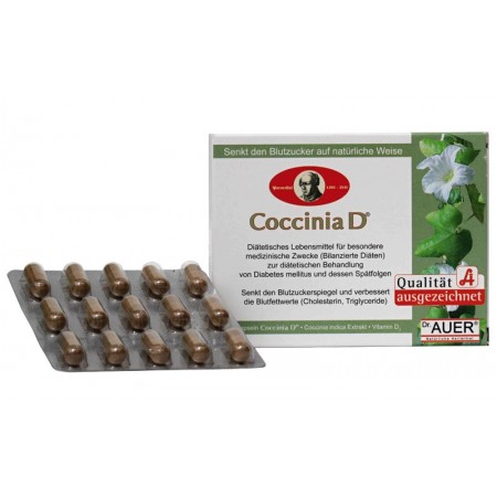 COCCINIA D® maisto papildas, 60 kaps.  (AAPOSPA Naturliche Heilmittel, Austrija)