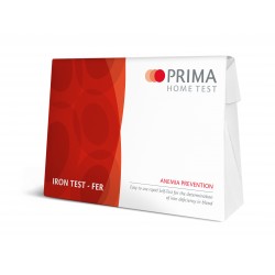 PRIMA Ferritin testas, geležies stokos diagnostikai, (1 testas) N1