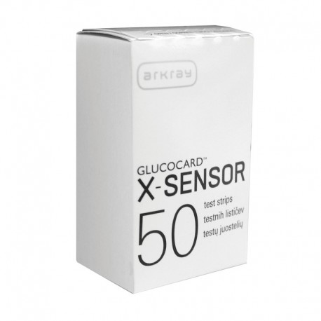 Gliukozės testų juostelės  Glucocard X-Sensor N50 (Arkray, Japonija)