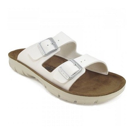 Birkenstock med. šlepetės Bilbao BF, (baltos)