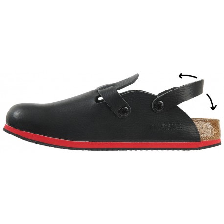 Birkenstock med. šlepetės Kay SL LENA, (juodos, susiaurintos)