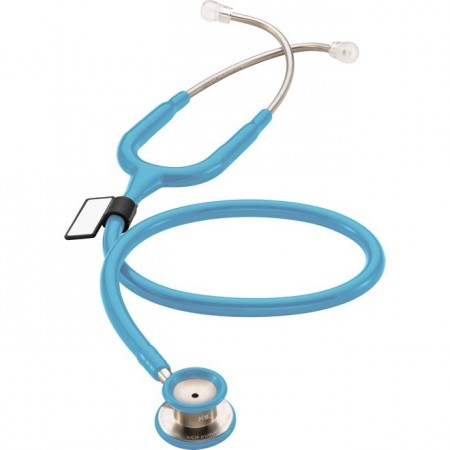 Šviesiai mėlynas (BluBabe) - Stetofonendoskopas pediatrinis „MDF 777C Premium Dual Head - Pediatric“ , (MDF Instruments, JAV)