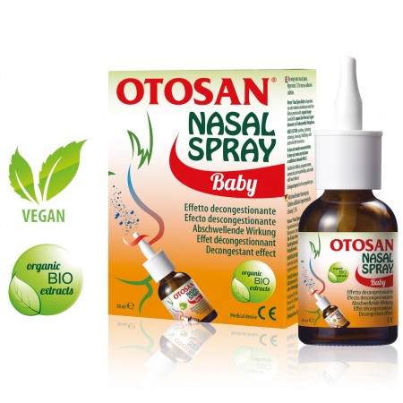 Otosan nasal spray Baby., 30ml (ekologiškas, augalinis), (Otosan, Italija)