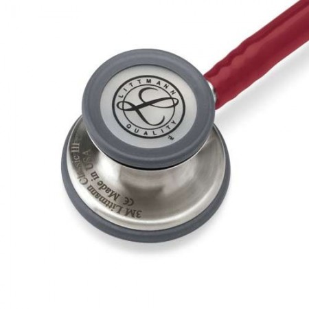 Stetofonendoskopas „Littmann Classic III (Burgundy)“ , (3M Health Care, JAV)