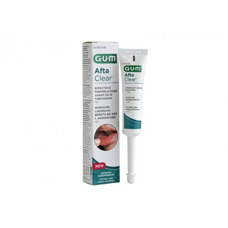Burnos priežiūros priemonė „GUM AftaClear” gelis, 10 ml