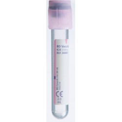 Mėgintuvėliai hematologiniams tyrimams su EDTA priedu BD Vacutainer K3EDTA 3ml N100