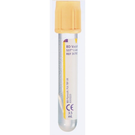 Serumo mėgintuvėliai su krešėjimo aktyvatoriumi ir skiriamuoju geliu BD Vacutainer SST II Advance tubes 3,5ml N100