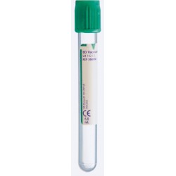 Plazmos mėgintuvėliai (6ml) su ličio heparino priedu BD Vacutainer Heparin tubes N100