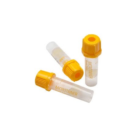 Mėgintuvėliai (400-600ul) kapiliariniam kraujui su krešėjimo aktyvatoriumi ir skiriamuoju geliu BD Microtainer SST tubes N50