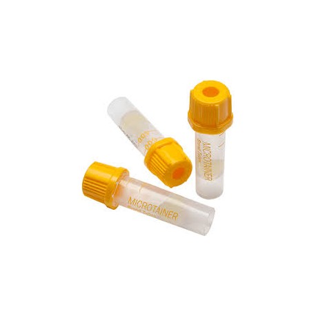 Mėgintuvėliai (400-600ul) kapiliariniam kraujui su krešėjimo aktyvatoriumi ir skiriamuoju geliu BD Microtainer SST tubes N50