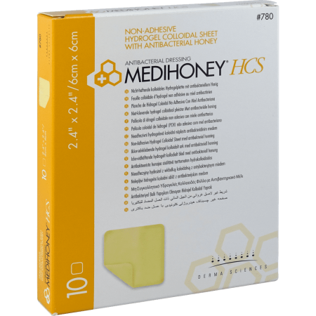 Medihoney™ HCS hidrogelio tvarstis 6x6cm (10 vnt./pak.)