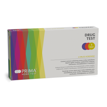 PRIMA Multi-Drug testas, 6...