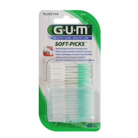Dantų krapštukai „GUM (632) Soft-Picks”, (40 vnt.) (Sunstar Suisse S.A, Šveicarija)
